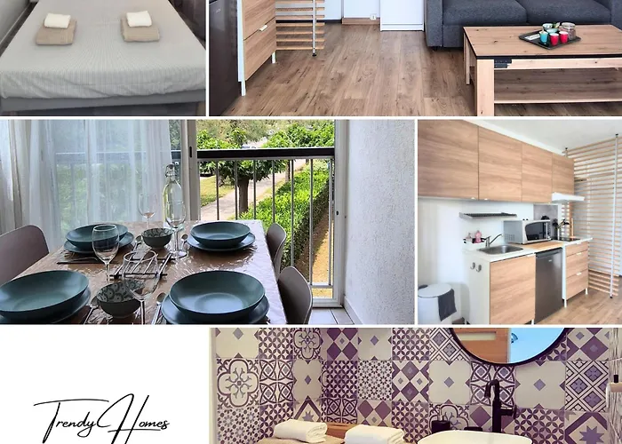 T2 Cozy A 2 Min à Pied Des Plages - Parking Privé Apartamento